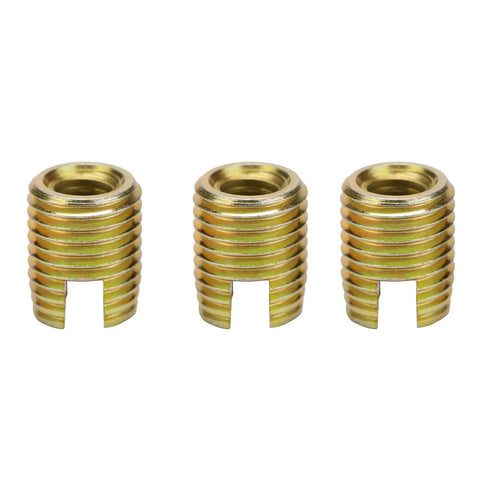 Self Tapping Thread Repair Inserts Kit For Furniture And Wood Carbon Steel 20Pcs M2 To M16 Inner M5x0.8 Outer M8x1.0 10mm Length No More Stripped Threads Heavy Duty Repair, three inserts
