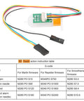 3D Touch Auto Bed Leveling Sensor with wiring and instruction table for Z-axis compensation use in 3D printers