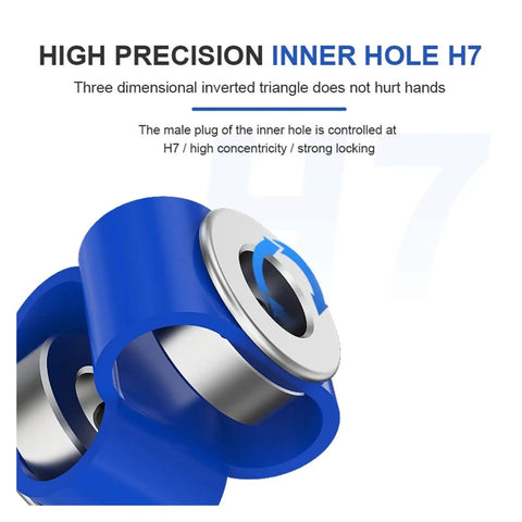 Super Tight Encoder Shaft Coupling Built Badass For Smooth Torque Transmission And Rock Solid Vibration Damping With Heavy Duty Heat Resistant Insulation That Keeps Things Running Cool, featuring high precision inner hole H7.