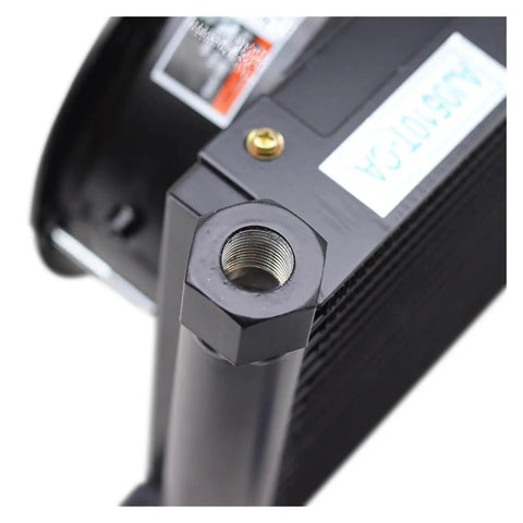 10 Liters Per Minute Beefy Hydraulic Cooler With Air Cooled Oil Radiator Heat Exchanger For CNC Hydraulic Systems Universal Mounting, Handles High Temperatures And Delivers Efficient Cooling, One Half Inch Ports, 380V AC