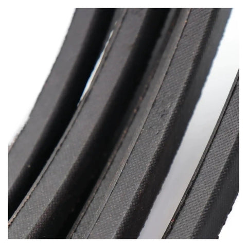 Close-up of Heavy Duty Built Tough V Belt For 3D Printers And Engineering Gear V80 Rubber Belt with textured surface