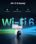 Altas PT Ultra 4K Outdoor Security Camera With Solar Power ColorX Night Vision and WiFi 6 capability shown with low latency features.