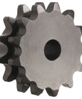 Heavy Duty Double Strand Roller Chain Sprocket For 120 Chain Size With 12 Teeth Type B Hub And 1.5 Inch Bore fabricated from high carbon steel.
