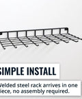 Garden Tools Organizer Wall Mount Shelf For Pruners, Shears, Scissors, Hand Tools, And Garden Supplies, Ready To Grab, Sturdy Steel Rack