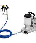 Pro Grade 1600W High Pressure Airless Paint Sprayer with hose and tank, ideal for home and commercial painting projects.