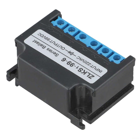 Electromagnetic Brake Rectifier For ZLKS1 Motor Module Dual Voltage DC Conversion For Industrial Brakes And Clutches Type A 99V DC Output Or Type B 170V DC Output From 380V AC Input Compact Black Plastic Housing Measures 60 Millimeter By 40 Millimeter By.