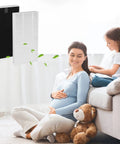4 Pack HEPA Air Purifier Replacement Filters For Febreze FRF102B And Honeywell HHT270 HHT290 Series shown with family indoors