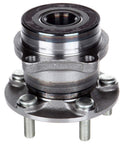 Rear Right Wheel Hub and Bearing Assembly for 2010-2014 Outback and 2013-2014 WRX STI, 5-Lug, Non-ABS, metal construction, front view