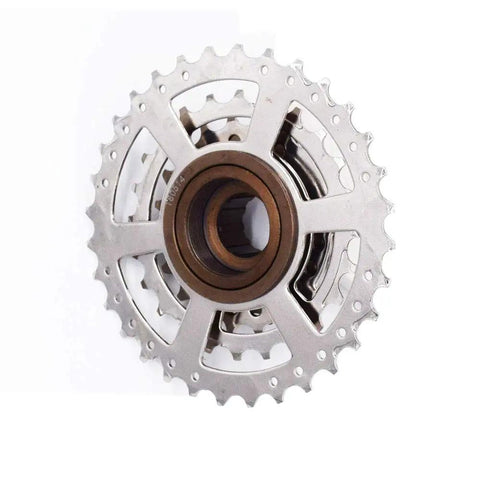 Beefy Six Speed Freewheel 14 To 32 Teeth Built For Mountain Fat Cargo And City Commuter Bikes With Hub Motor Compatibility