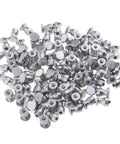 Hardcore Tire Spikes For Cars And Trucks Winter Snow Chain Replacement Removable Tungsten Carbide Ice Grip Screws, silver studs.