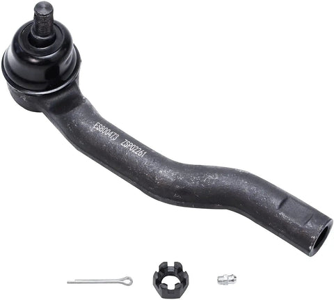 Front 3 Piece Rack And Pinion Kit For 2007 2014 Ford Edge And Lincoln MKX Hydraulic Power Steering Replacement With Tie Rods Heavy Duty Build Plug And Play Ready To Install outer tie rod end with castle nut