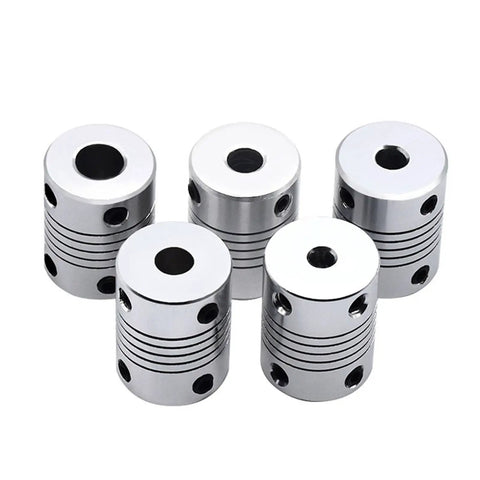 Compact Linear Motion Guide D19L25 with Pro Grade Aluminum Flexible Coupling components for CNC routers.
