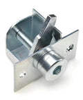 Heavy Duty Metal Hex Socket Cabinet Lock With 8mm Socket, Tubular Cam Design, Silver Tone, Compact 64x38x59mm, Easy Install, Built To Last