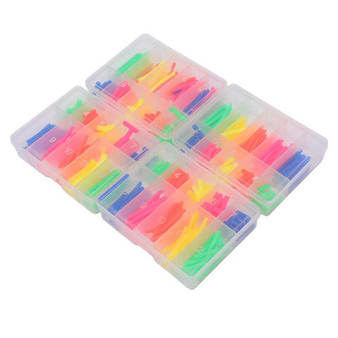 Top Tier Heat Shrink Tubing Kit For Pros And DIYers, Color Coded Wire Insulation Hoses That Shrink To Half Size For Solid Electrical Protection And Easy Organization In A Handy Storage Box. 600-piece color coded heat shrink tubing kit in plastic organizer