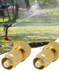 Heavy Duty Brass Quick Coupling Connectors For Garden Misting And Car Wash Expandable Water Hose Repair Kit With Durable Adapter Fittings, brass couplers