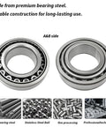 2 Piece Axle Bearing And Seal Kit For Jeep J10 CJ5 CJ6 Wrangler JK Nissan Xterra 1971 2018 Replacement Axle Seals And Bearings Set For Dana 44 Front Or Rear