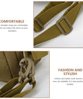 Camouflage Large Capacity Backpack For Outdoor Fishing And Camping with cushioned straps and durable buckles detailed view