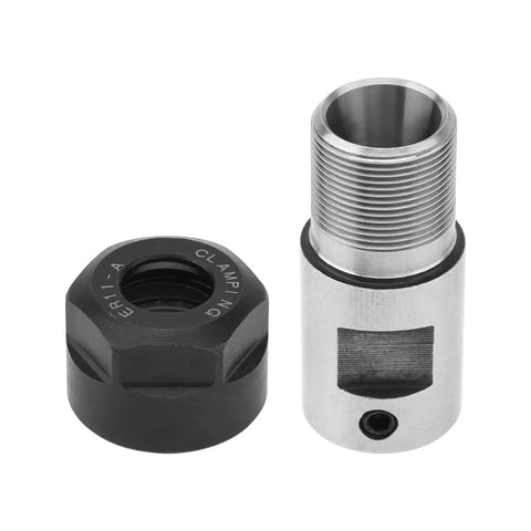 Rock Solid One Piece Motor Shaft Collet Chuck Spring For Milling Machines And Lathes Cnc Cutting Tool Holder, two-piece metal design.