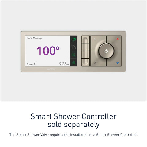 Smart Shower Backup Battery Kit For Digital Shower Systems, 6 D Battery Pack Keeps Your Connected Shower Running 2 To 3 Days During Outages, No Fuss Setup, Peace Of Mind Power Reserve