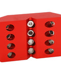 Premium Pocket Hole Jig With 30 Degree And 45 Degree Drill Guide For Slick Woodworking Projects featuring red aluminum locator fixture with steel sleeves.