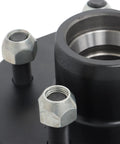 Close-up of 5 Lug 4.5 Inch Trailer Hub Kit With Round 84 Spindle, 8.25 Inch Overall Length, 3.37 Inch Spindle, 3500 Lb Capacity, Brake Flange