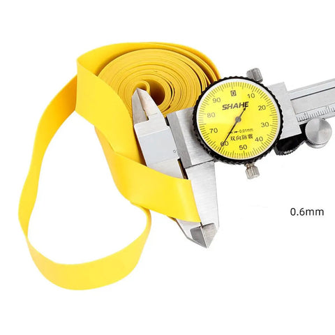Two Pack Dope Tire Insert Liner Puncture Protection Tape For 700c Rims Thick 6mm Rim Tape and Tube Protector 0.6cm PVC