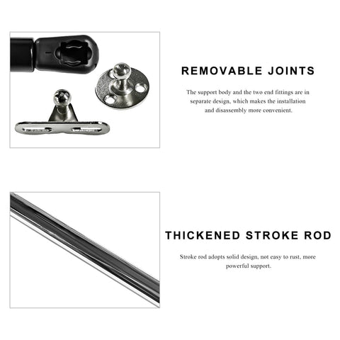 100N 22.5Lb Gas Struts 10.4 Inch Soft Close Gas Spring Lift Support For Car Trunk Rear Window Cabinet Toolbox And Other Vehicle Applications 2 Pack Fits Most Vehicles