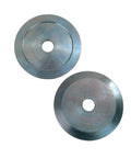 Rock Solid Saw Blade Stabilizer For Seven Inch Table Saws And Larger With Five Eighths Inch Arbor and Three And A Half Inch Center Ring, metal rings