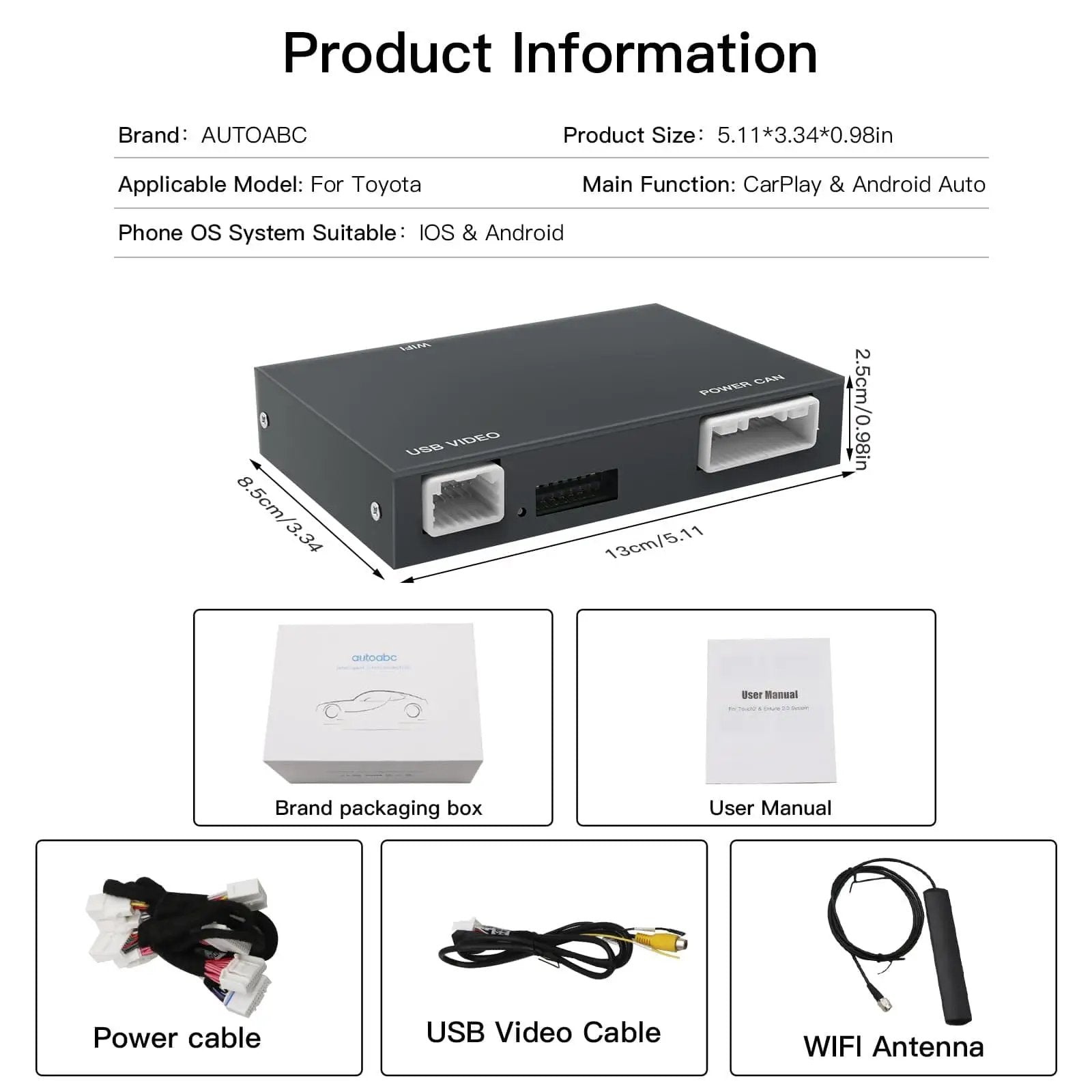 Toyota Wireless CarPlay & Android Adapter Upgrade ✓