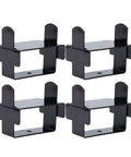 Funien Heavy Duty Leaf Spring Clamp Kit 4 Pack Stainless Steel Repair Clips Up To 2.5 Inch Wide Springs For Trucks Campers Trailers Axle Torque Control Rugged Build That Won Bend Or Break On The Road Keep It Tight And Safe Like A Boss. black leaf spring clamp kit set of 4
