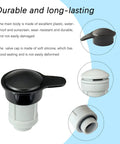 Air Jet Valve And Cap Replacement For Above Ground Pools, Plug And Play Easy Install, Precise Fit For 12363 12373, image of valve and cap