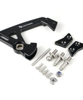 Upgrade Your Daily Driver With This Adjustable Short Shifter Arm For 6 Speed Manual Transmissions Ditches Slushy Throws Cnc Machined Aluminum And Stainless Steel Anodized Kit components including black adjustable lever and stainless parts.