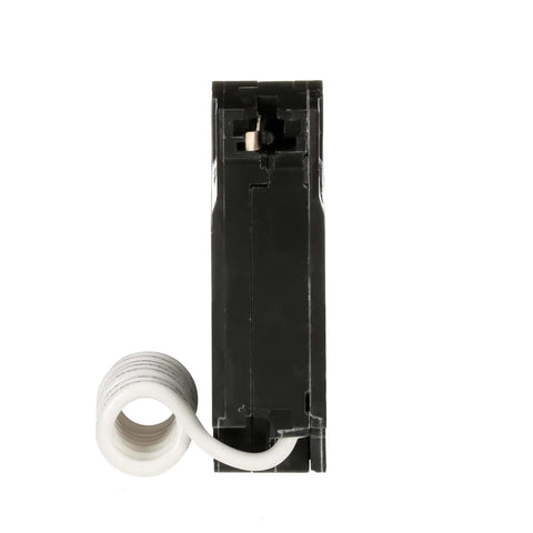 Side view of Q-Line THQL1120AFP2 20A Single-Pole Arc Fault Combination Breaker with coiled wire for panels