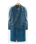 Suit in 60 Pack 40 Inch Clear Garment Bags For Dry Cleaning Easy Clip On Plastic Clothes Covers For Hanging Suits Coats Shirts And Pants