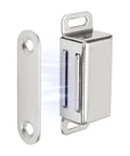4 Pack Stainless Steel Cabinet Door Magnet Catch For Kitchen Cupboards TV Stands And Other Furniture Doors And Drawers Rust Resistant Magnetic Latch For Easy Secure Closures