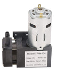 Mini Oil Free Vacuum Pump 24V DC -85 KPa Vacuum 40 Lpm Flow Oilless Design with label for industrial use
