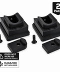 Base Plate Grip For Ruger 10 22 Rotary Magazine 10 Rd Bottom Floor Plate Upgrade For Rimfire Competition Steel Challenge 2 Pack