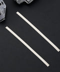 Grab These Top Shelf White Plastic Welding Rods Perfect For Quick Auto Bumper Fixes And Smooth Repair Kits That Make DIY Car Work A Total Breeze With 40 Pieces Included, showing two long white plastic rods.