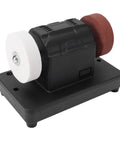 Eujgoov Cordless Mini Bench Grinder With Dual Grinding Wheels And Variable Speed Up To Six Thousand Rpm For 48 11 Battery Packs, black portable tool.