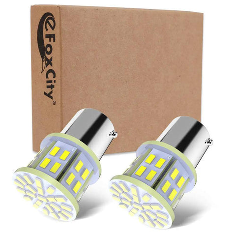 Bright 12V White LED Bulbs Kit With 50 SMDs For 1156 1141 1003 Fit Car Interior RV And Camper Lights Ten Pack Hassle Free Install