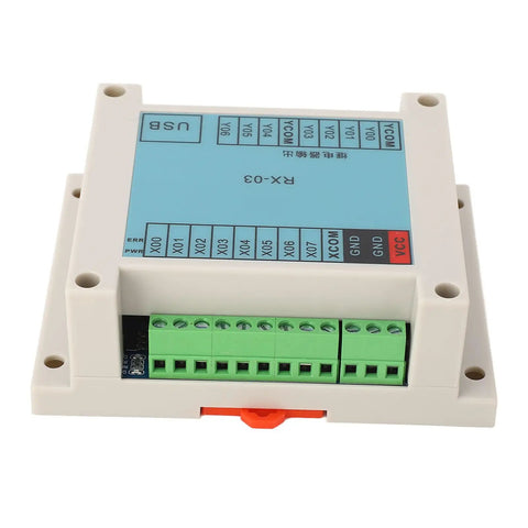 Programmable Logic Controller 8 Input 7 Output Industrial Control Board 12 To 24V Easy PC Test Mode Plug And Play Programming