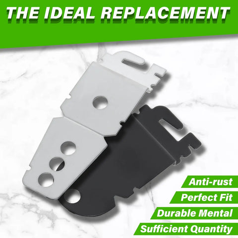 Dishwasher Mounting Brackets Kit With Screws For Easy Install And Durable Hardware, showing side and top brackets.