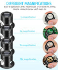 Jewelers Portable Monocular Magnifier Eye Loop Glass For Watches Jewelry Repair And Textile Circuit Coin Stamp Work