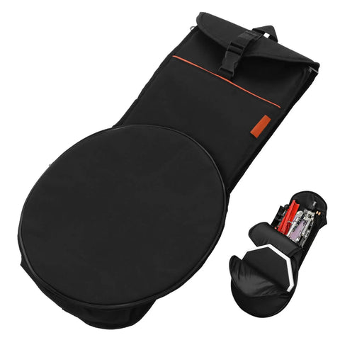 Rock Solid Oxford Fabric Drum Storage Bag Hella Durable Percussion Pouch Sweet Travel Case Bangin Beats Organizer And Silent Snare Pad Cover Black Gear with round base and pocket.