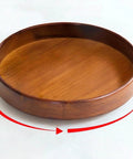12 Inch Bamboo Lazy Susan Turntable For Kitchen Pantries delivers smooth rotation for easy access to condiments.