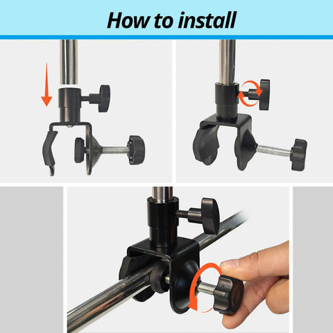 How to install the Boat Flag Pole Kit 12x18 Marine Grade Stainless Steel With Storage Bag Adjustable Flagpole Holder step by step.