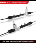 Hydraulic Power Steering Rack And Pinion Assembly For Chrysler Town And Country Voyager Caravan And Grand Caravan 2001 2004 New Unit Leak Resistant Direct Fit Ref 22 348 For Your Ride