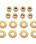 Nuts and washers for Dodge Ram 1500 2006-2008 3 Inch Front And 2 Inch Rear Leveling Lift Kit visible in the image.