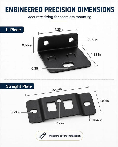 Beefy Heavy Duty L Shaped Furniture Bracket Set With 2 In 1 Locking Insert Removable Table Brackets dimensions guide