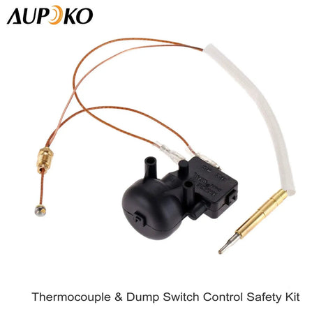 Gas Patio Heater Parts Must Have Thermocouple And Anti Tilt Switch Safety Kit showing universal thermocouple and tilt switch